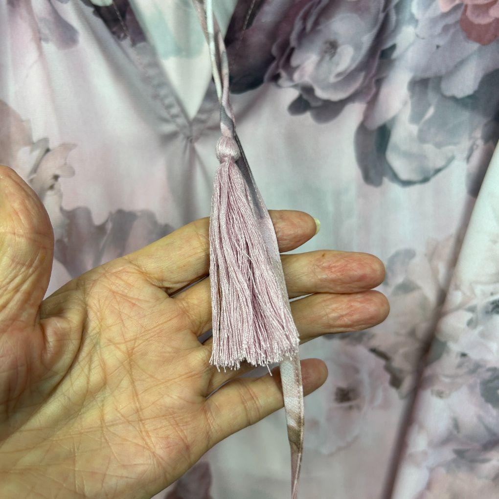 Katies Pink Floral Blouse - Size 18