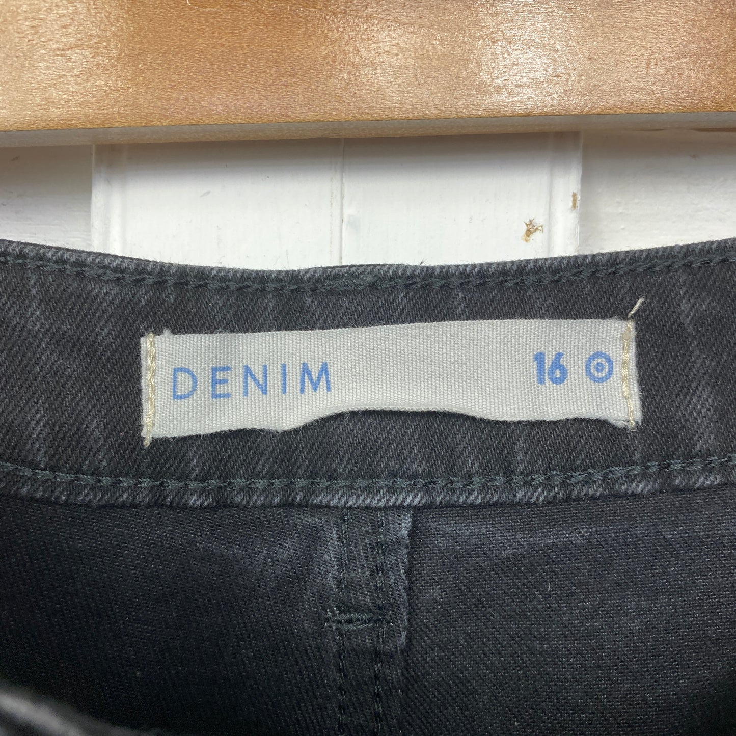 Target Jeans Size 16 Plus Denim Black Pockets