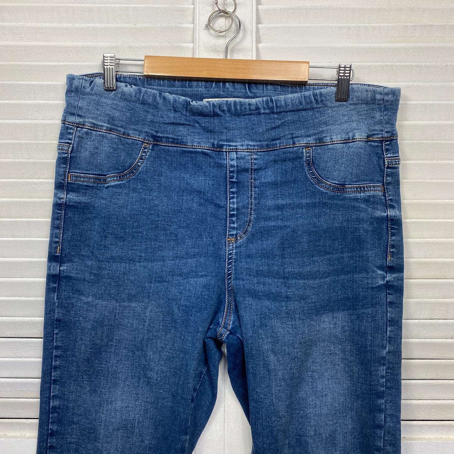 Target Jegging Jeans Size 18 Plus Blue Pull On