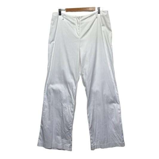 Carla Zampatti Pants Size 14 White Zip Fly Cocktail