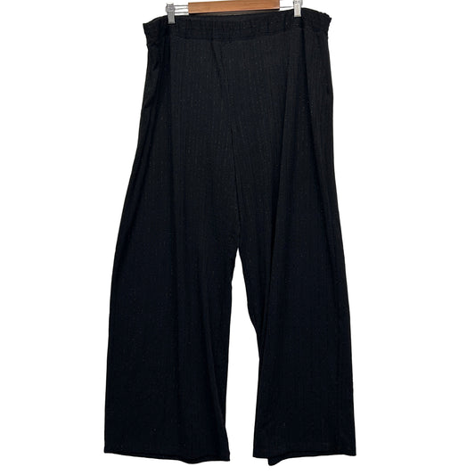 Taking Shape Wide Leg Pants Trousers Size 22 Evening Occasional Glitter Pinstripe