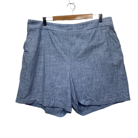 Anko Shorts Size 20 Blue Pockets 100% Cotton