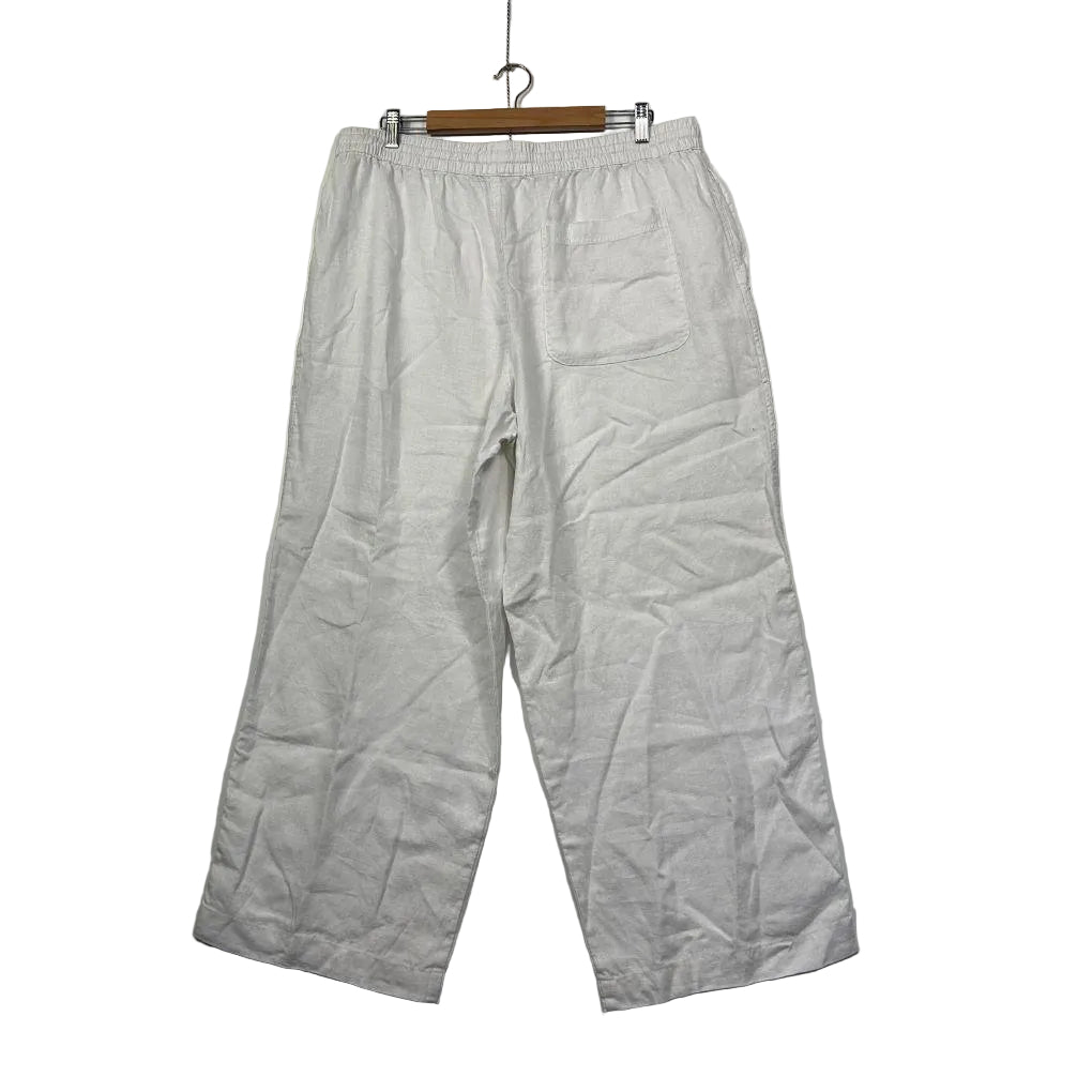 Cotton On White Linen Pants - Size XL