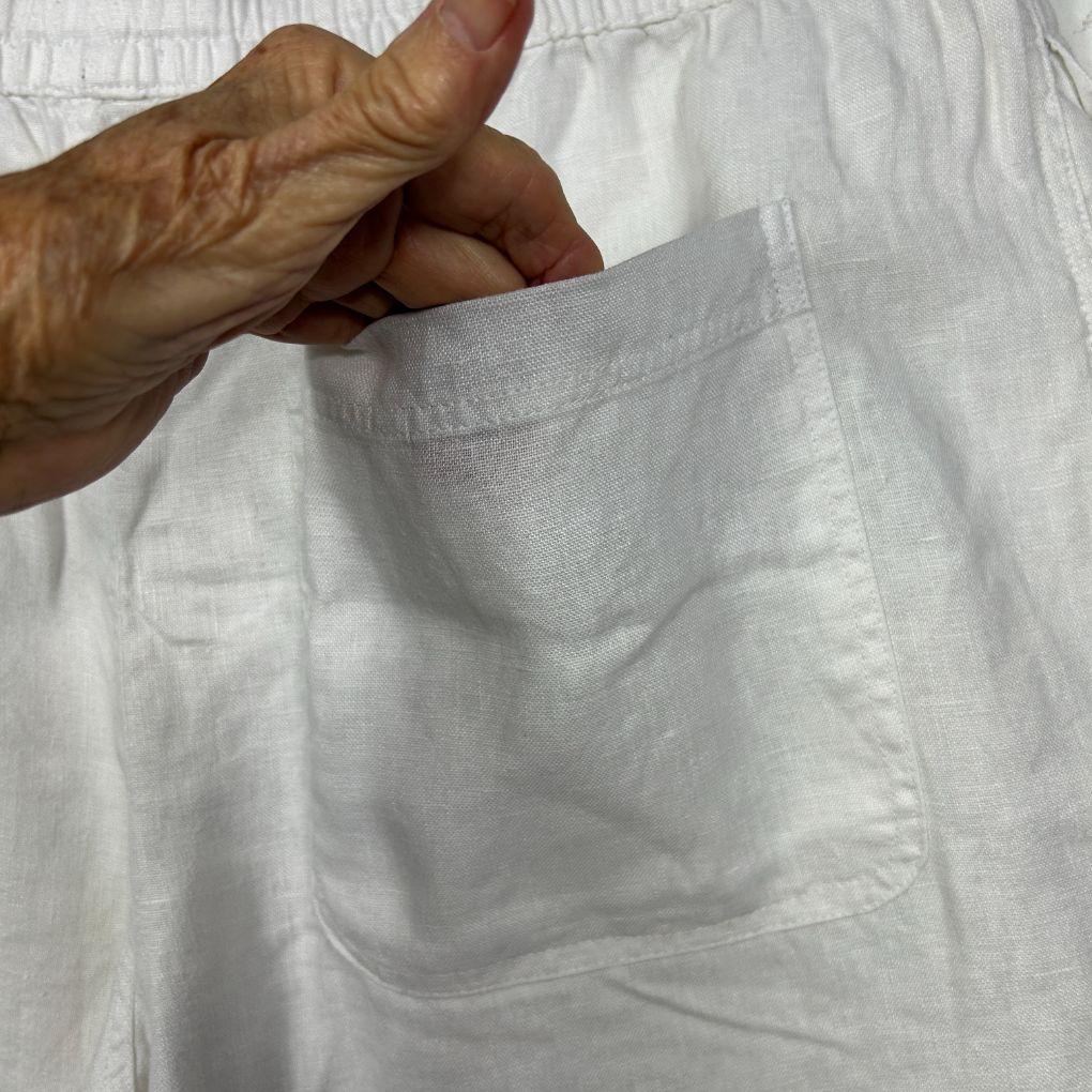 Cotton On White Linen Pants - Size XL