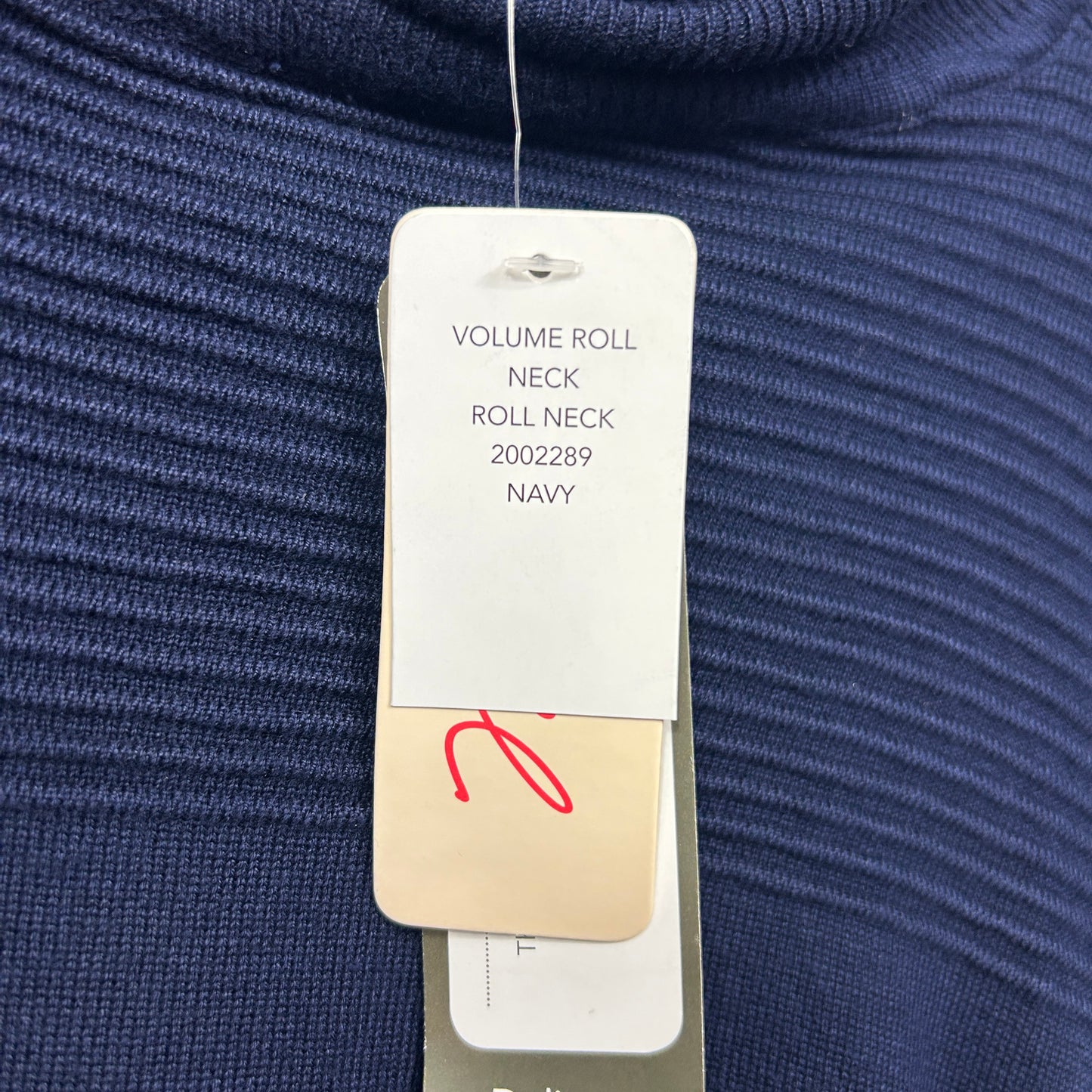 Millers Navy Roll Neck Knit Jumper Top - Size XXL