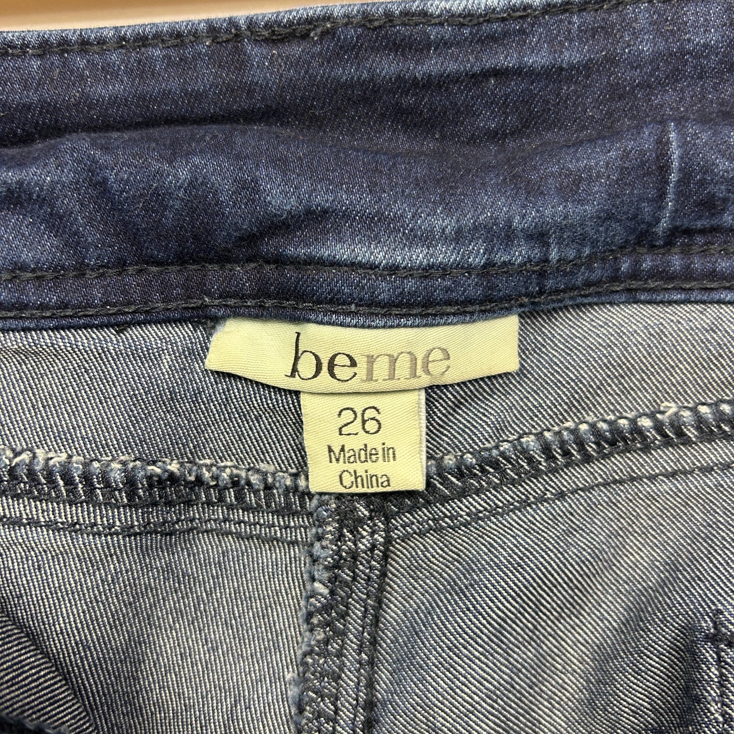 beme Denim Shorts Size 26 Pockets