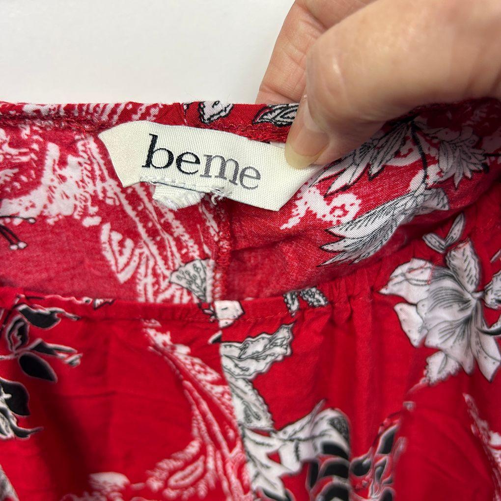 Beme Red Floral Top - Size 20/L