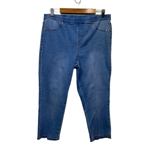 Rockmans Jeans Size 14 Blue Pull On