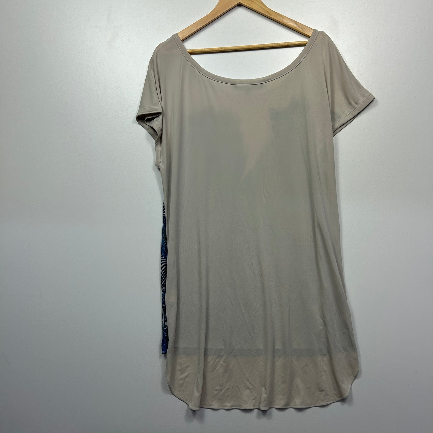 Charlie Brown Taupe Tunic Top - Size 14