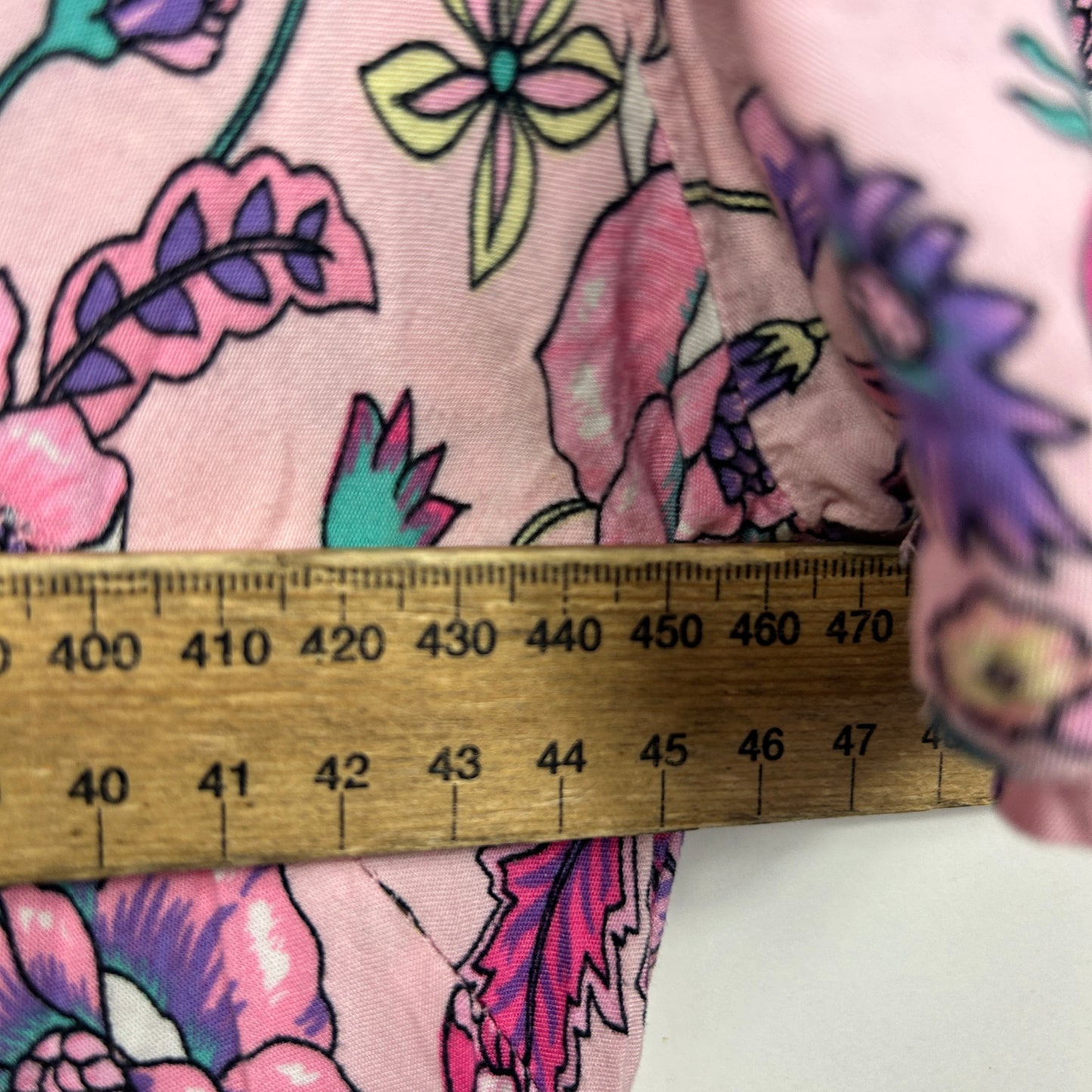 Boho 100% Rayon Pink Floral Tiered Maxi Dress - Size 14?