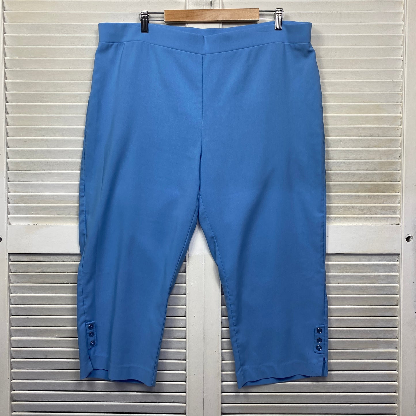 Millers Pants Size 20 Plus Blue Cropped Pull On