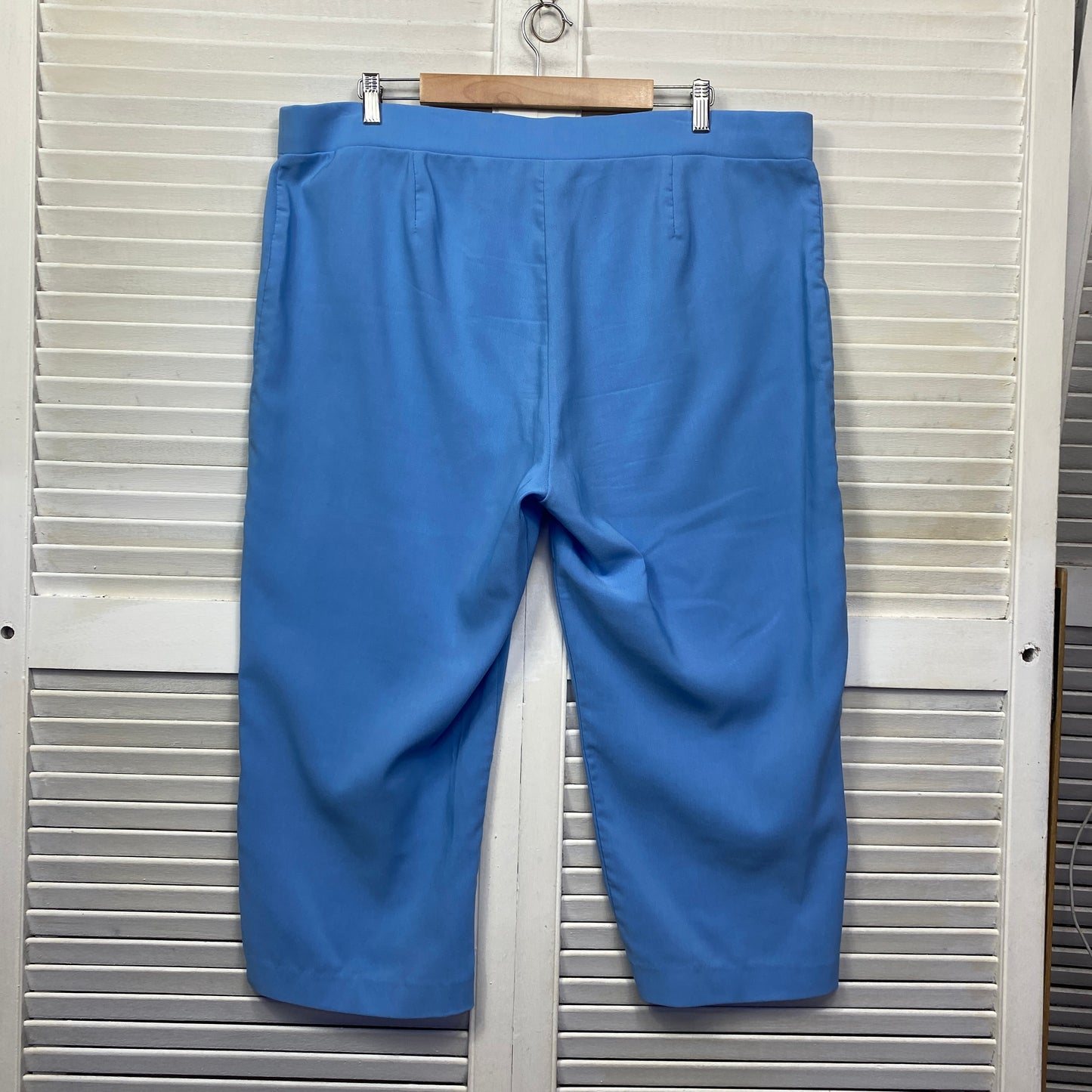 Millers Pants Size 20 Plus Blue Cropped Pull On