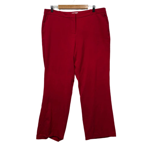 Target Pants Size 18 Red Pockets Viscose Blend