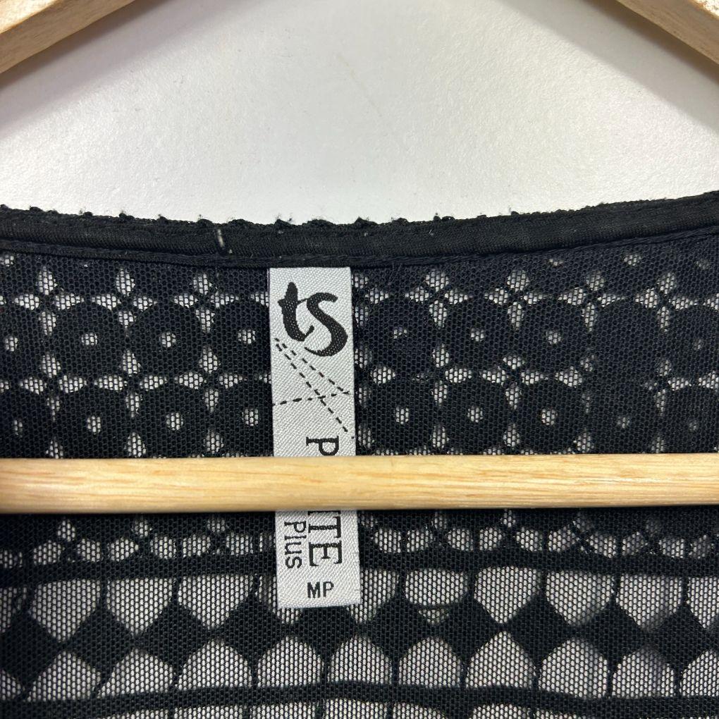 Taking Shape Black Olive Floral Top - Size 18/P