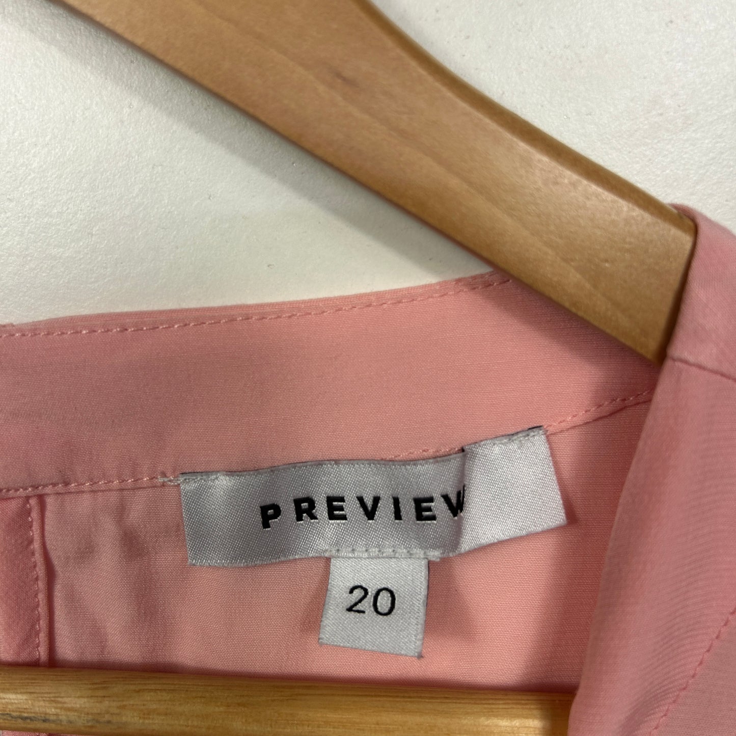 Preview Blush Pink Short Sleeve Top  - Size 20