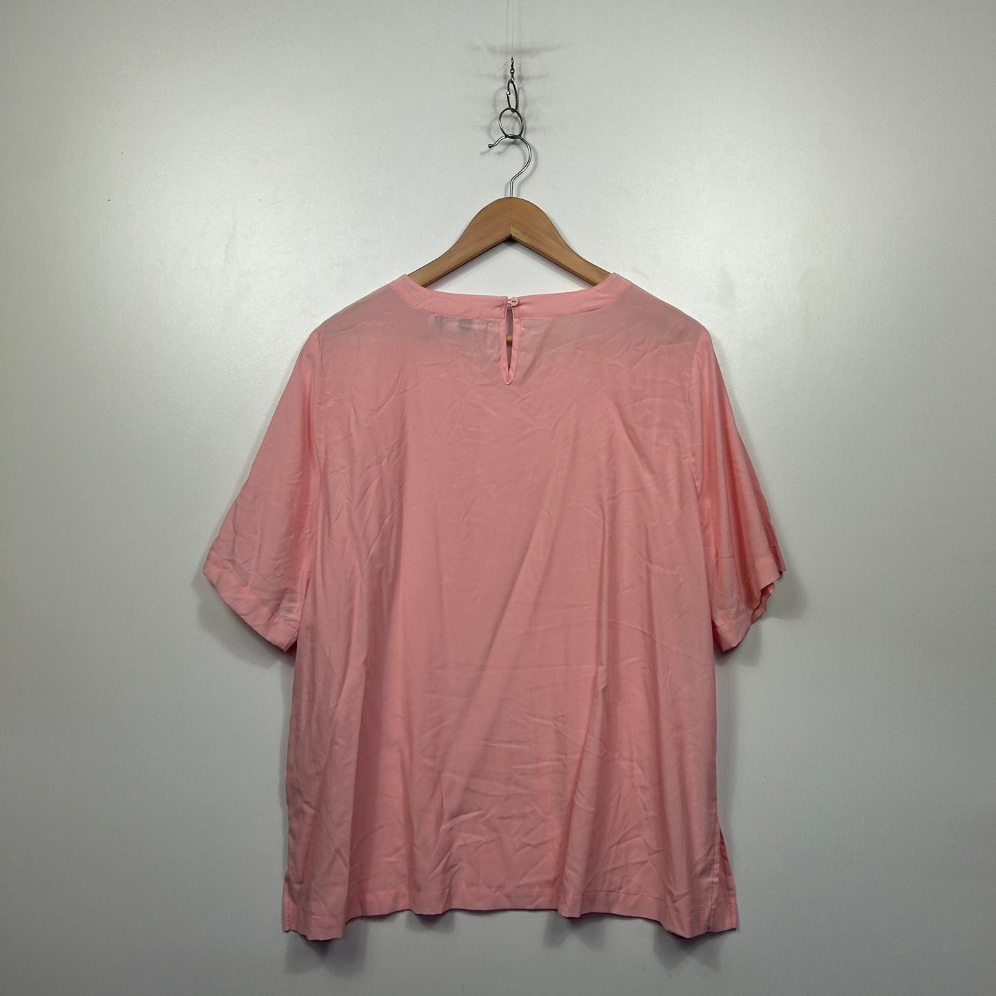 Preview Blush Pink Short Sleeve Top  - Size 20
