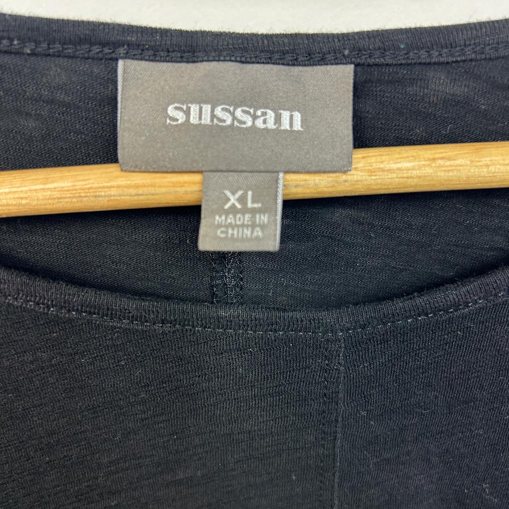 Sussan Navy Cotton Top - Size XL