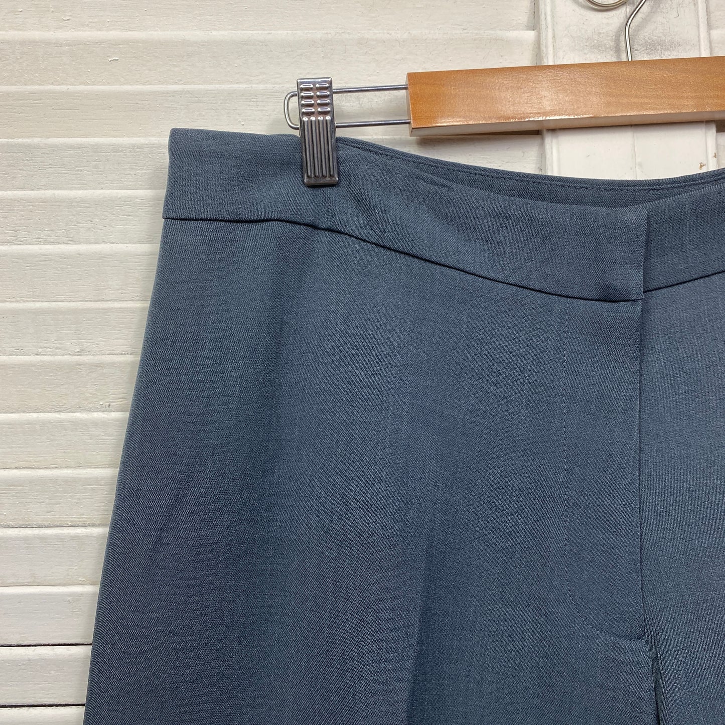 Noni B Pants Size 16 Blue Pleated Zip Fly