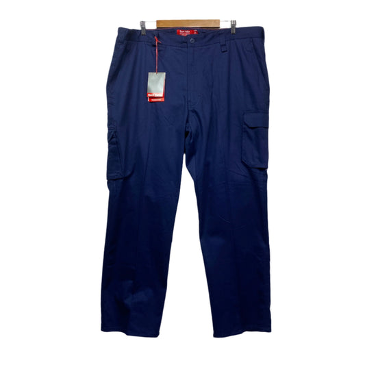 Hard Yakka Work Drill Pants Men Size 44 Navy Pockets Workwear New