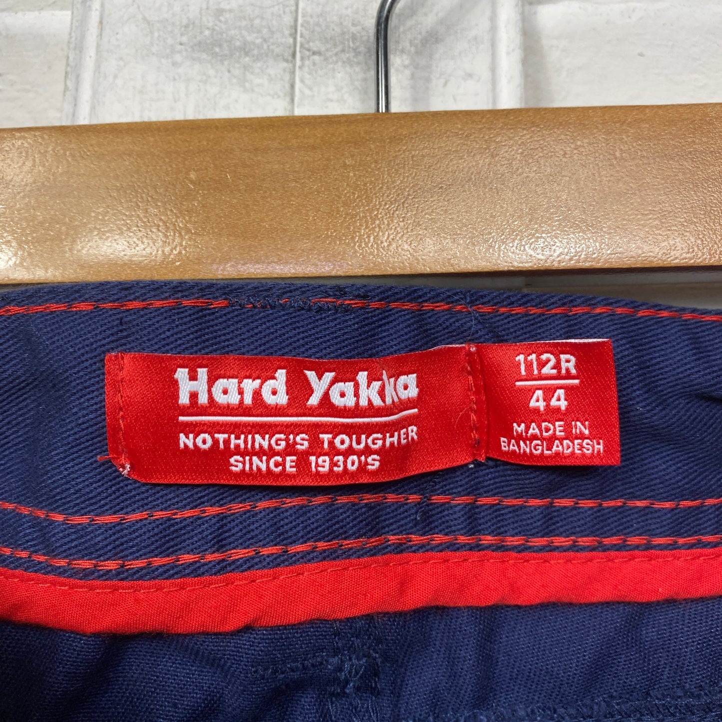 Hard Yakka Work Drill Pants Men Size 44 Navy Pockets Workwear New