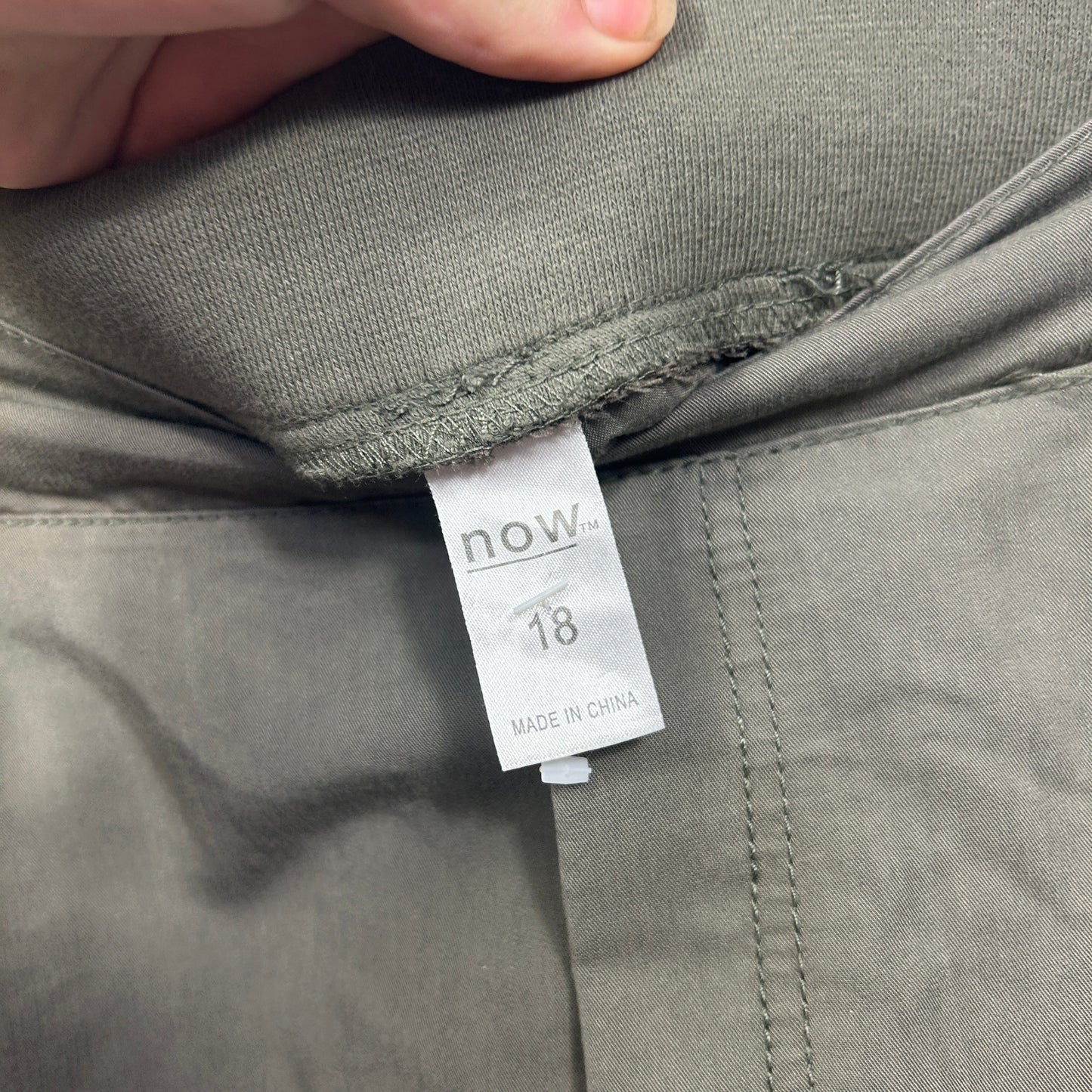 Now Olive Green Cargo Pants - Size 18