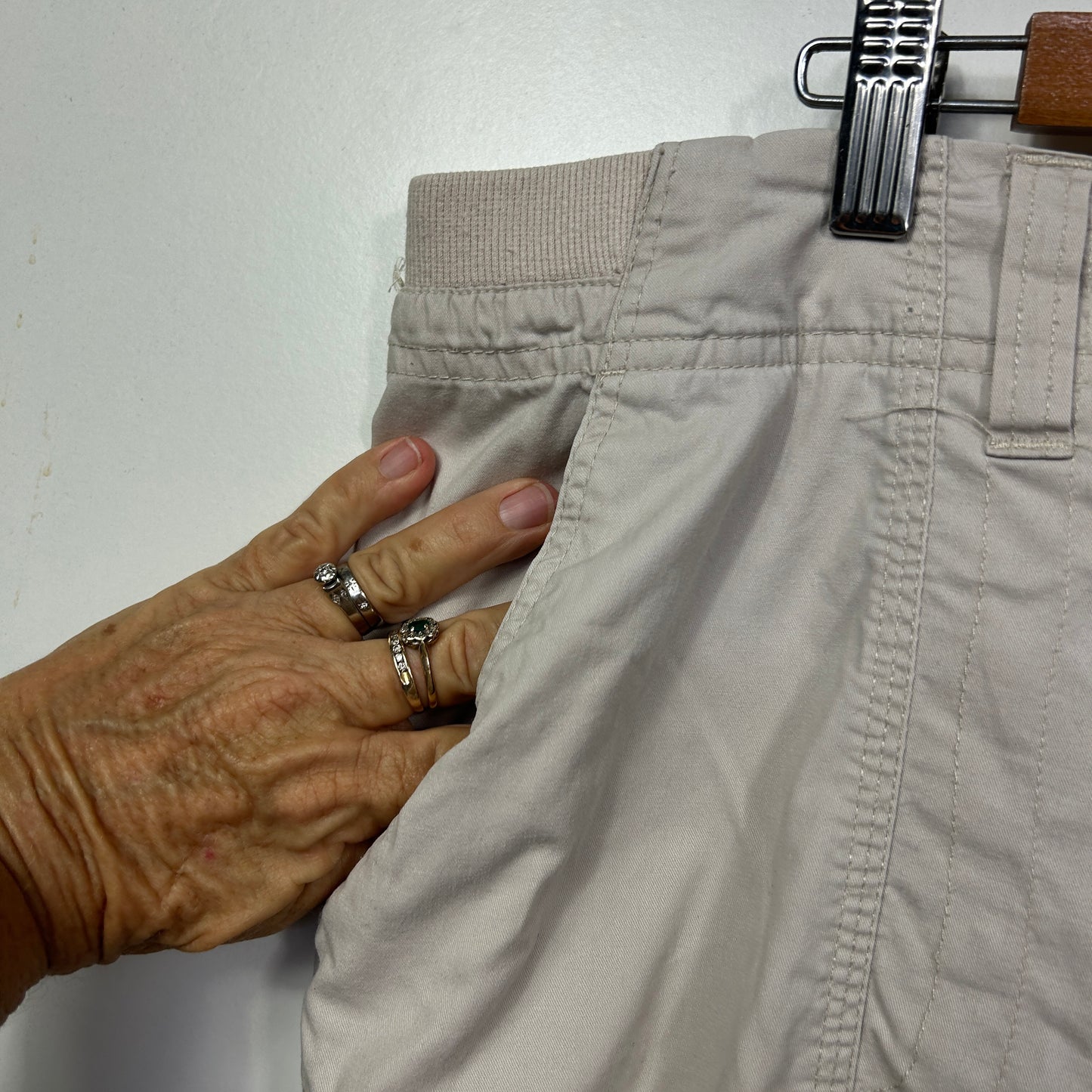 Katies Beige Cargo Pants - Size 16