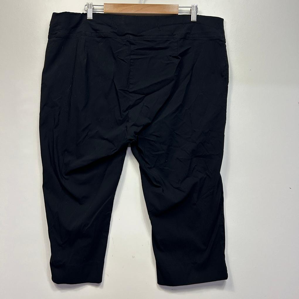 Autograph Black Cropped Pants - Size 24
