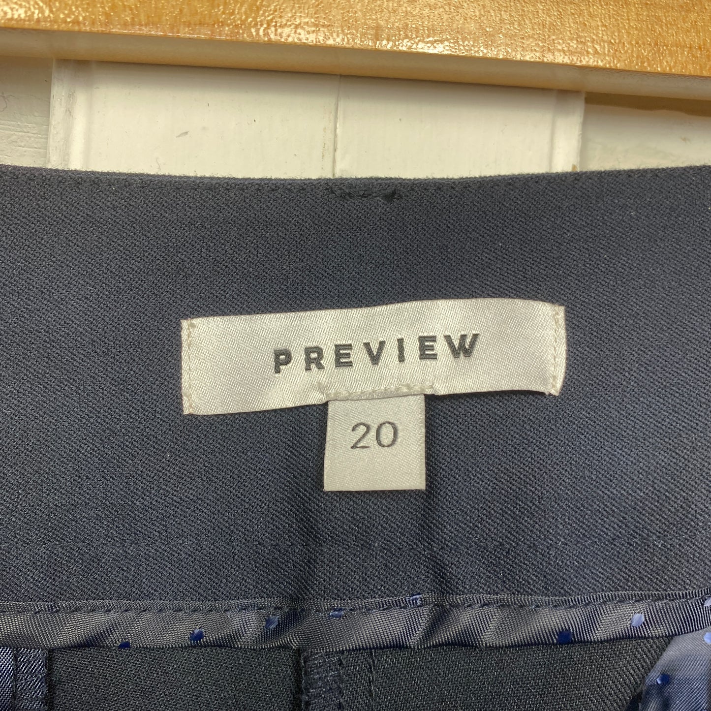 Preview Pants Size 20 Plus Navy Pockets Office