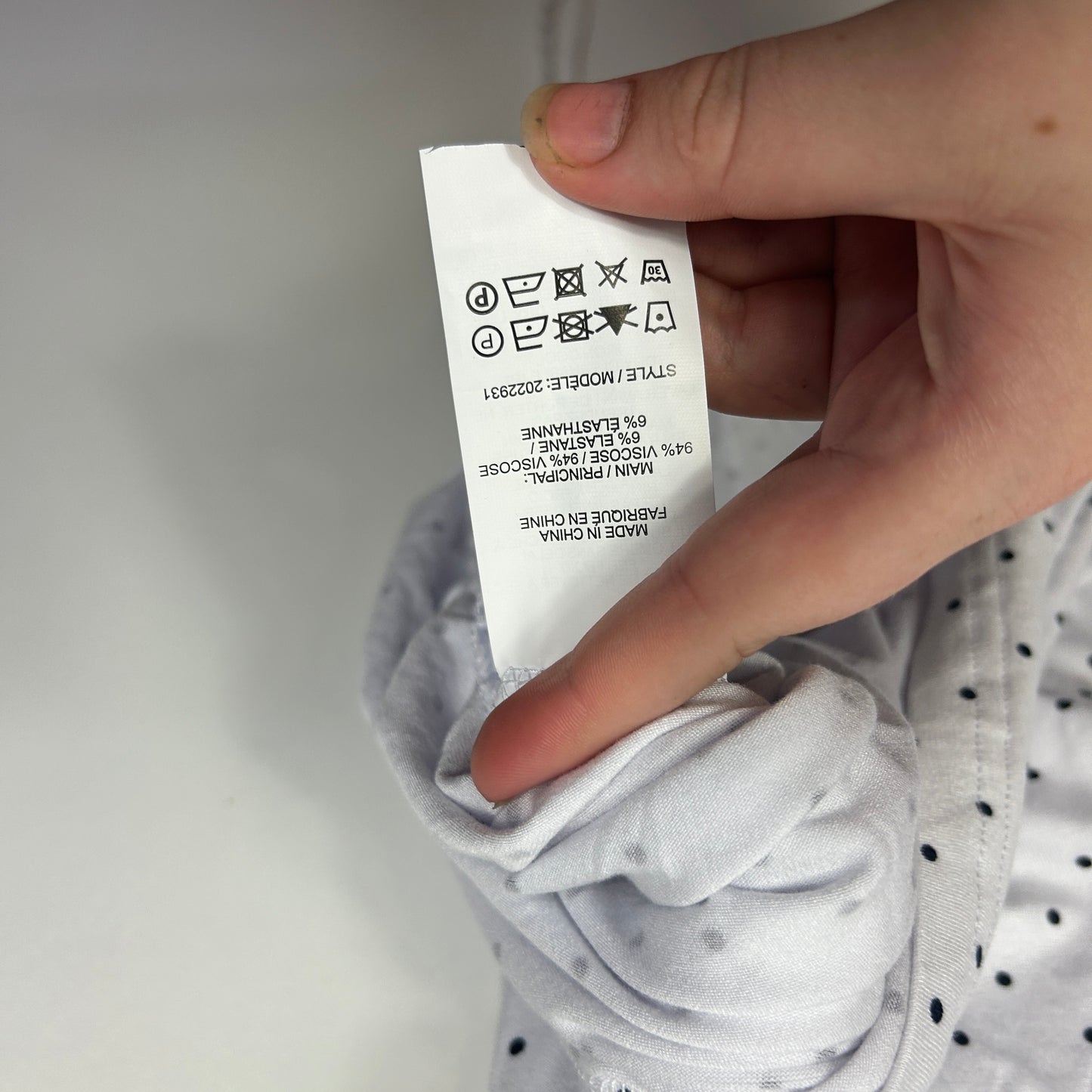 Autograph White Polka Dot Top -  Size 24