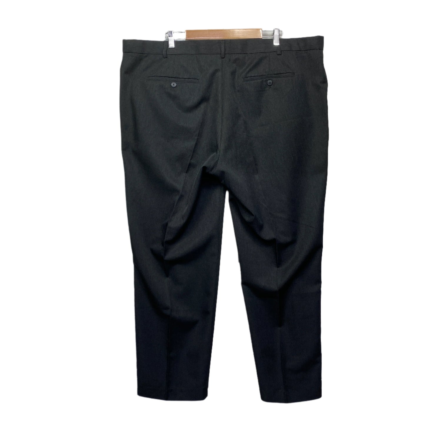 Mr Big Men Pants Size 48 Black Pockets Zip Fly