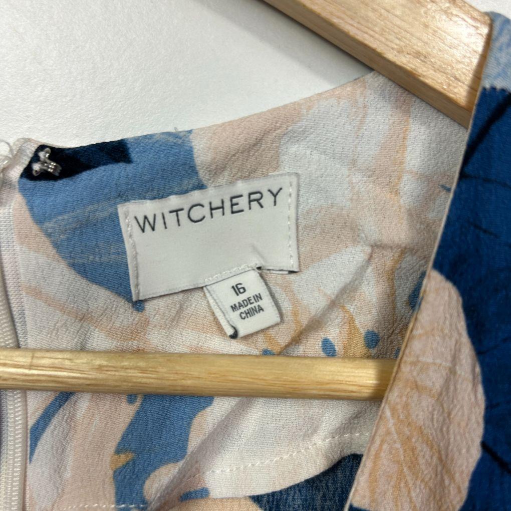 Witchery Floral Playsuit - Size 16
