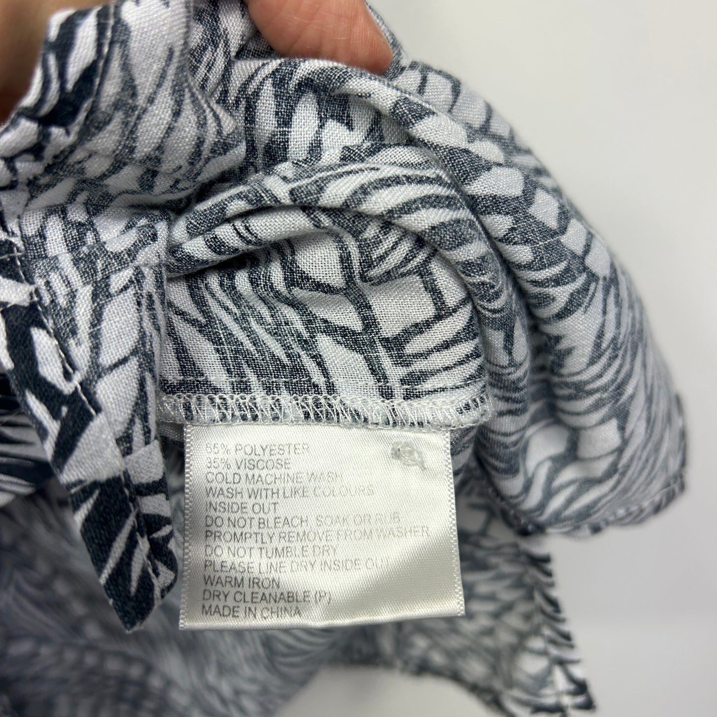 Black Pepper Black and White Print Shirt - 20