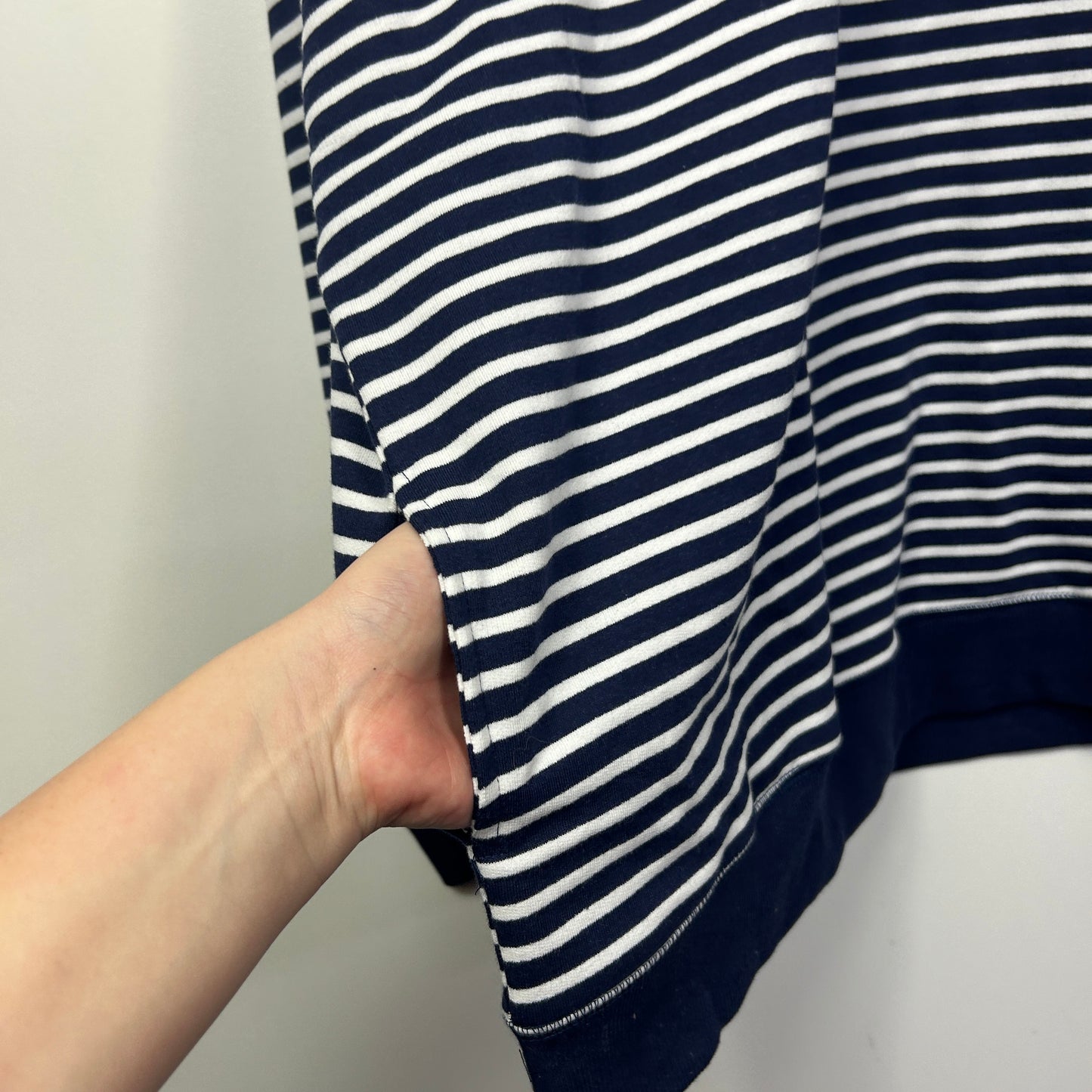 Millers Navy and White Striped Jumper -  Size 18