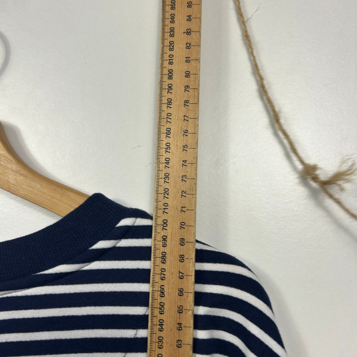 Millers Navy and White Striped Jumper -  Size 18