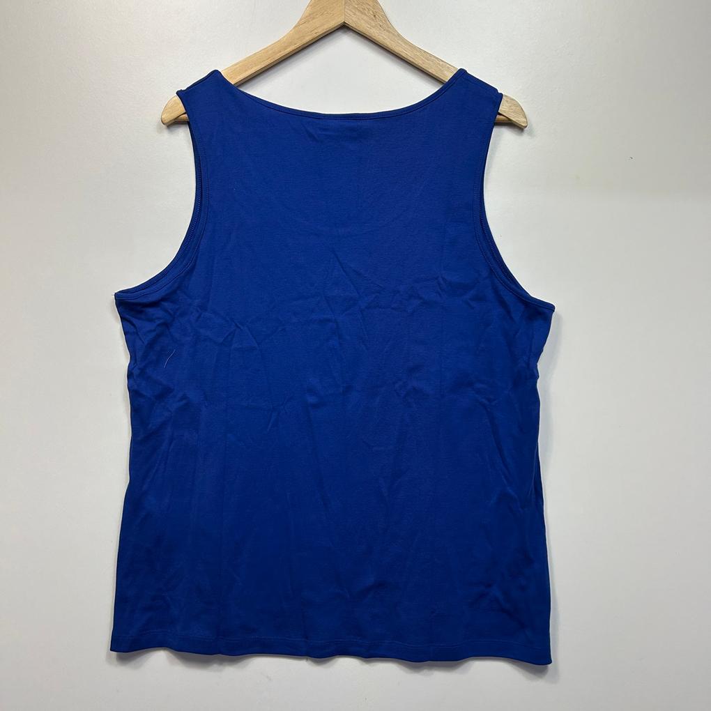 Sara Blue Tank Top - Size 26