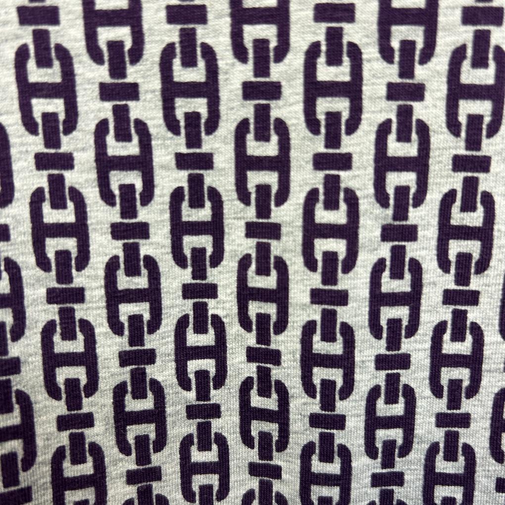 Black Pepper Grey Purple Print Top - Size 12