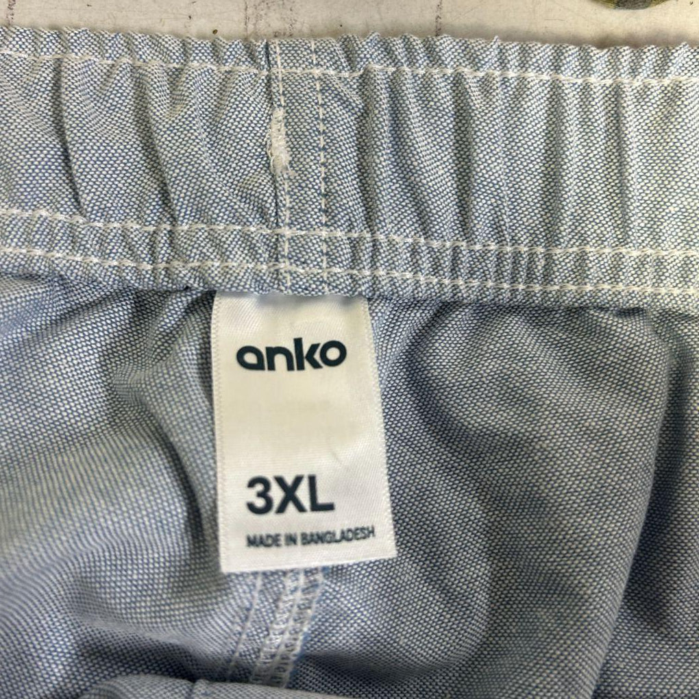 Anko Blue Cotton Shorts - Size 3XL