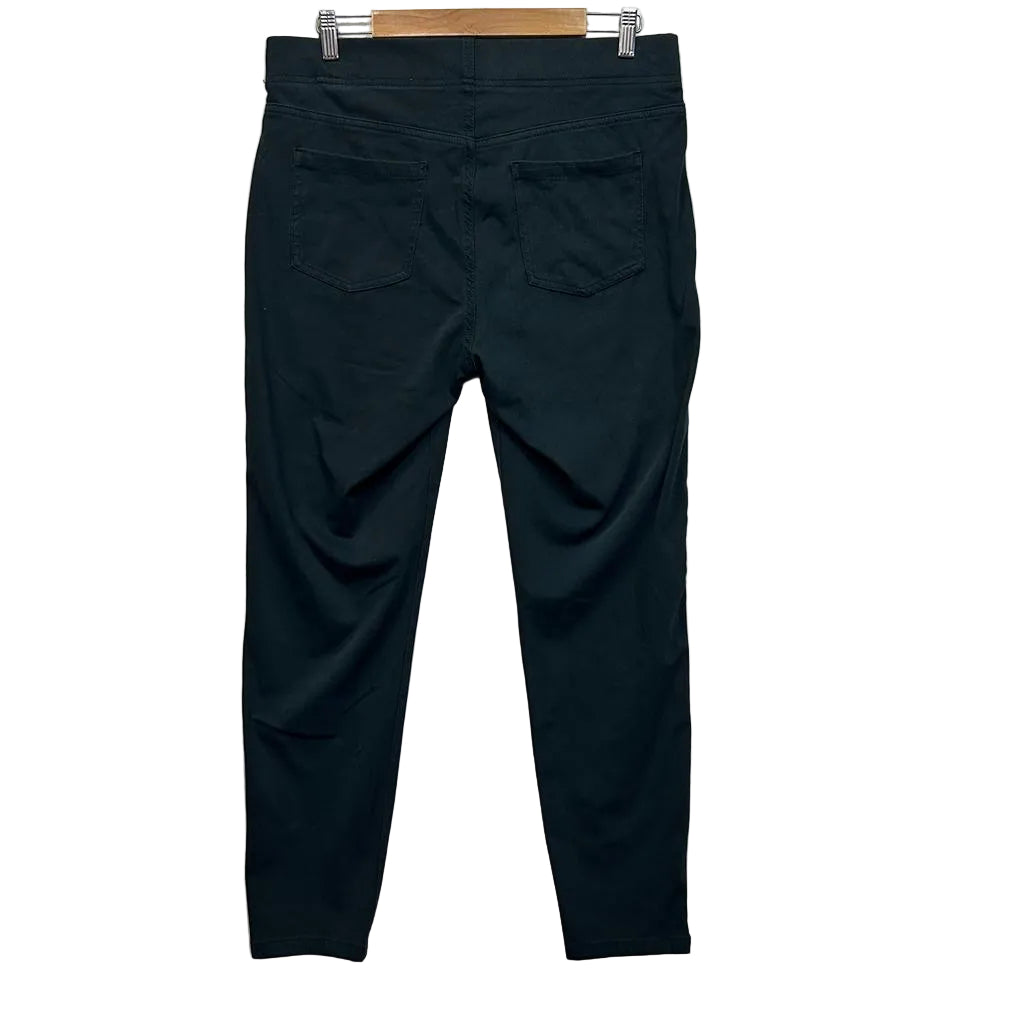 Grab Denim Black Cotton Pants - Size L