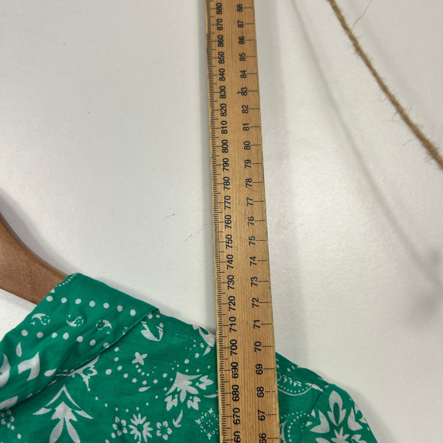 Millers Green Paisley Button Up Shirt - Size 14