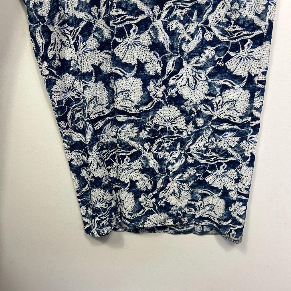& Me Blue Floral Jumpsuit - Size 16