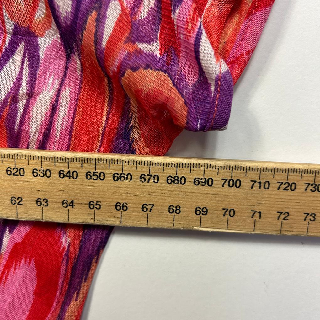 Taking Shape Sheer Print Top - 16/18