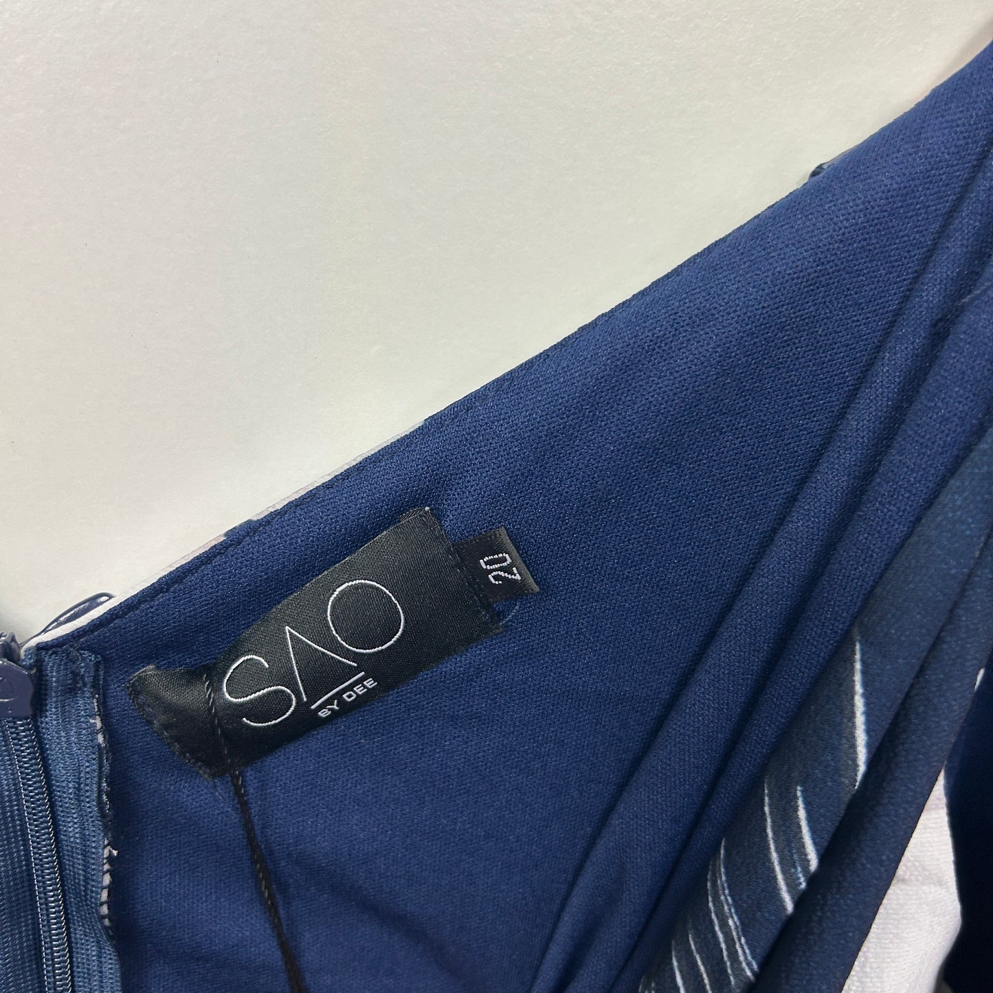 SAO by DEE Navy Floral Jumpsuit - Size 20