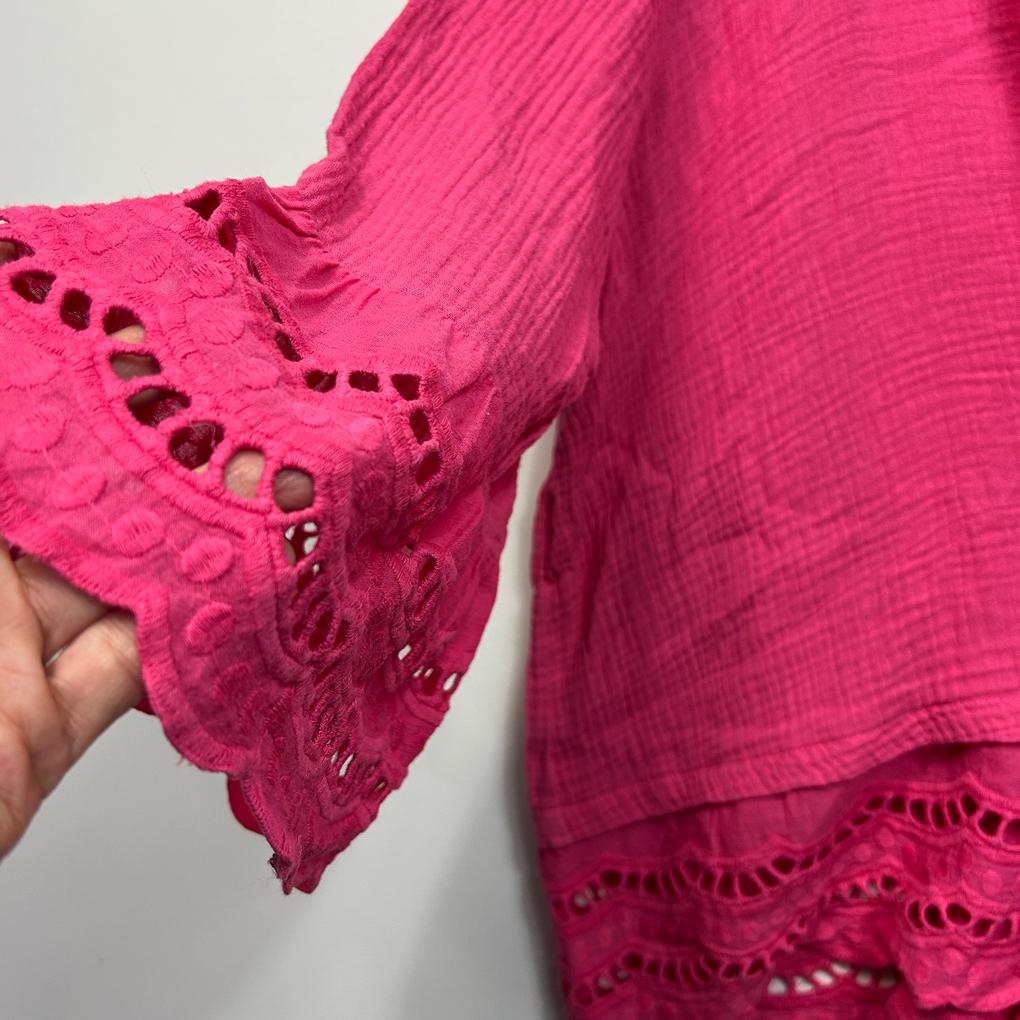Basics by threadz Pink Cotton Top - 16/18