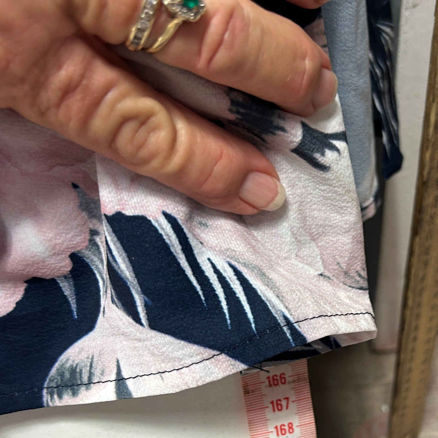 SAO by DEE Navy Floral Jumpsuit - Size 20