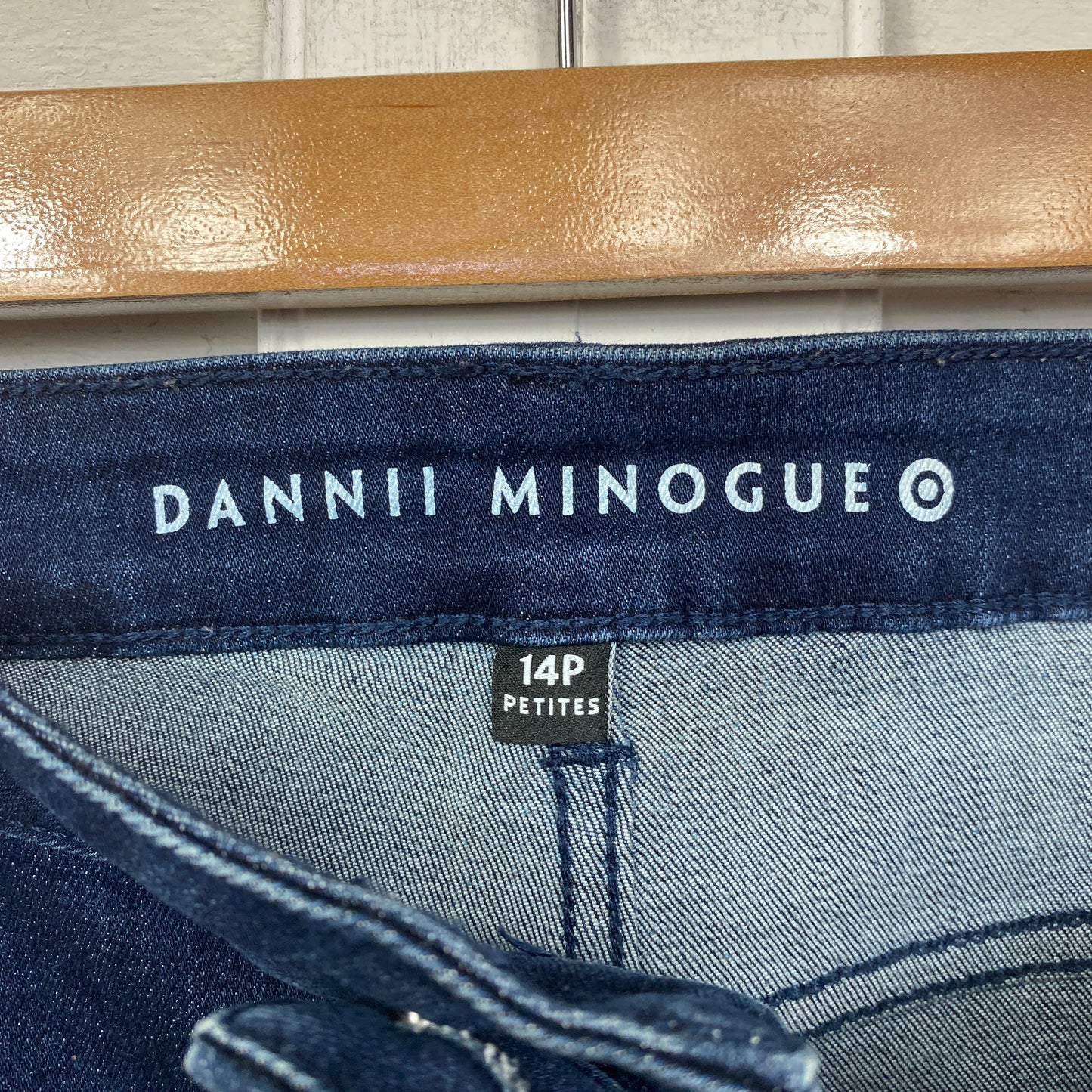 Dannii Minogue Denim Jeans Size 14 Petites Blue Pockets