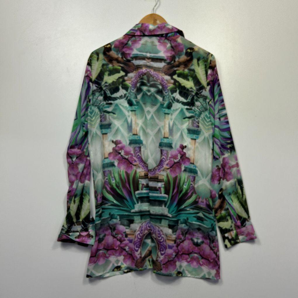 Charlie Brown Multicoloured Floral Shirt - Size 12