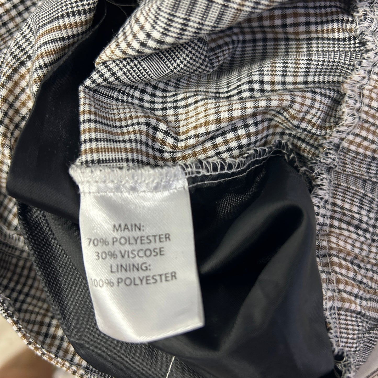 Millers Multicoloured Check Pull On Pants - Size 20