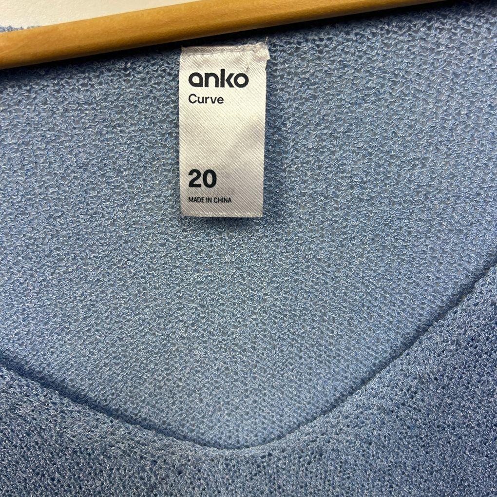 Anko Blue Top - Size 20