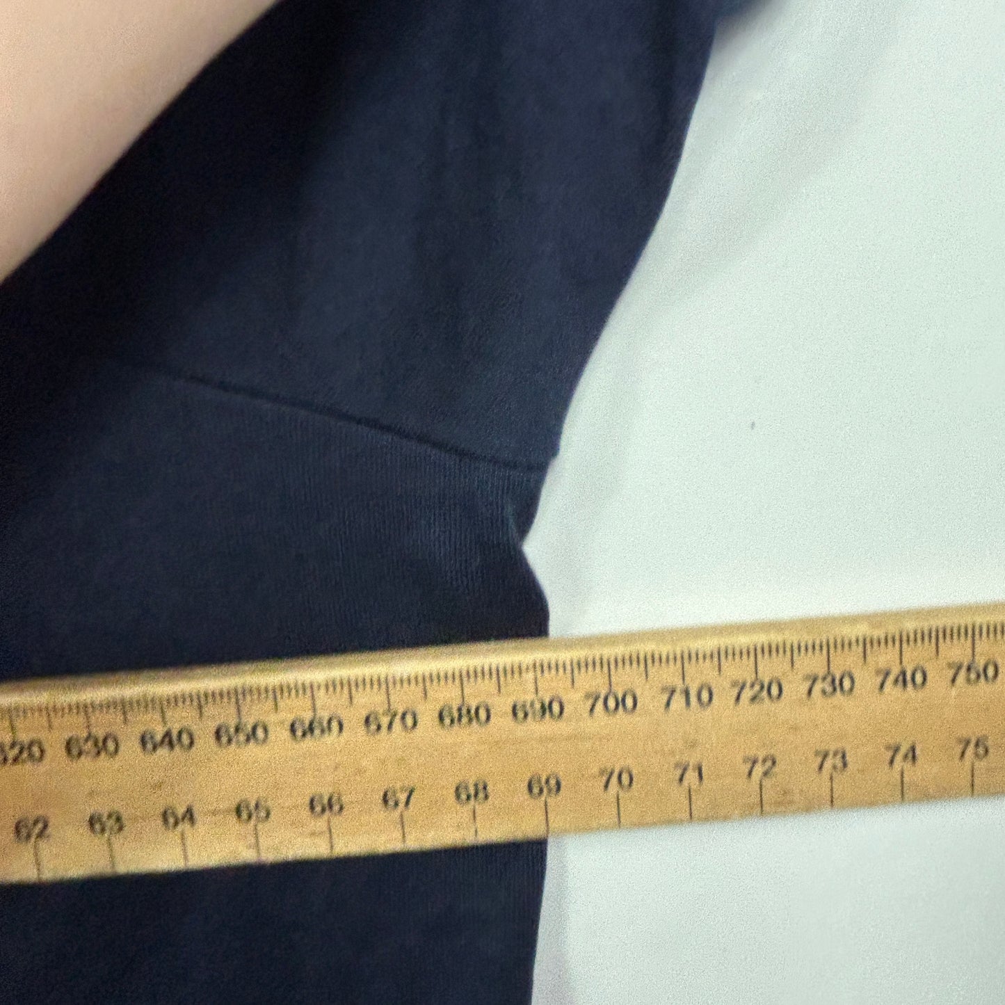 Forever New Navy Blue Button Front Top with Tie Detail - Size 22