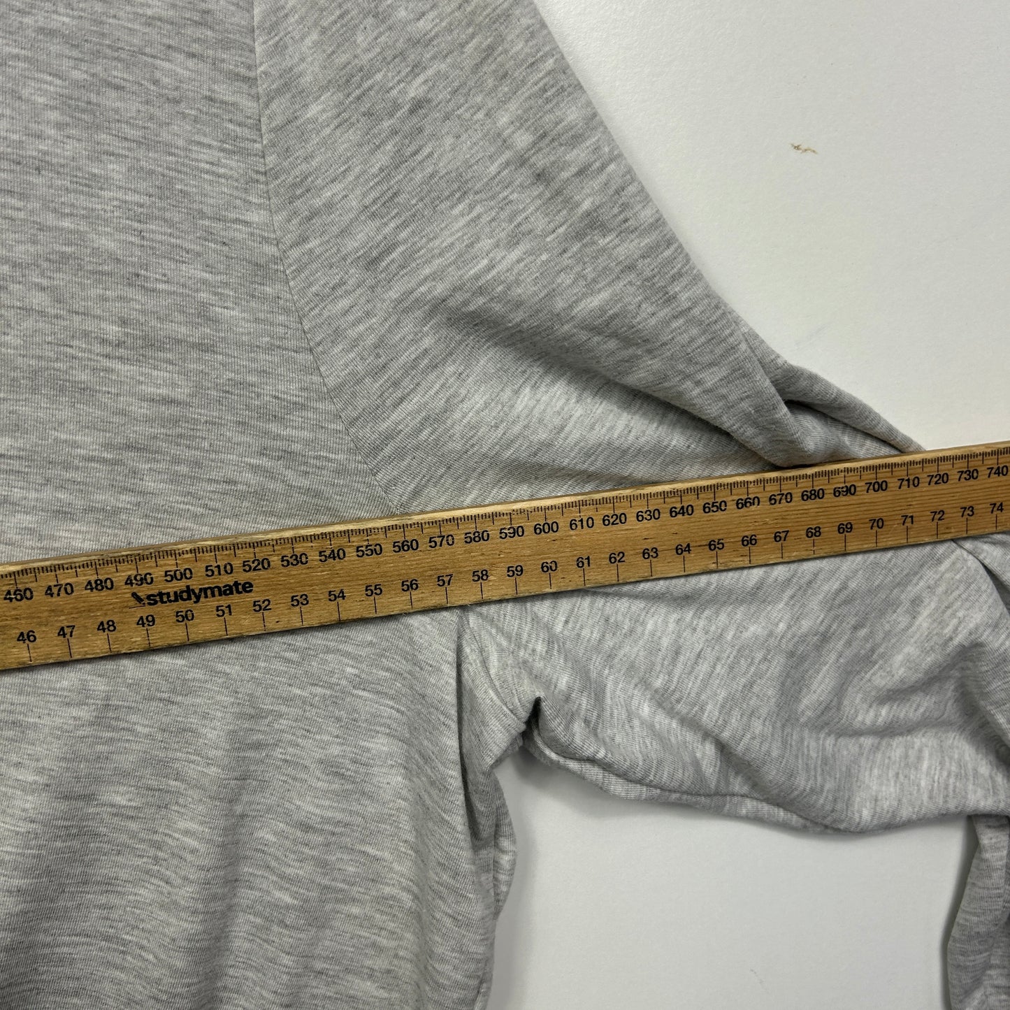 Rivers Grey Marle Long Sleeve Top - Size 22